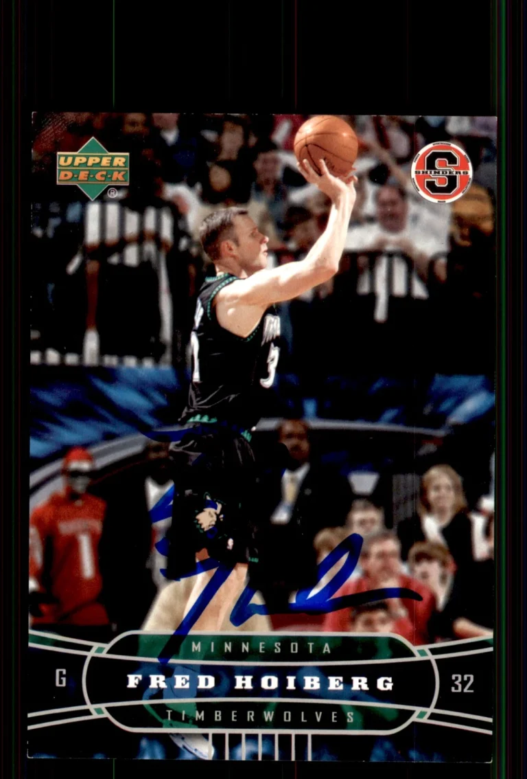 Signed Basketball Card Auto Fred Hoiberg 2004-05 Upper Deck Timberwolves SGA #6