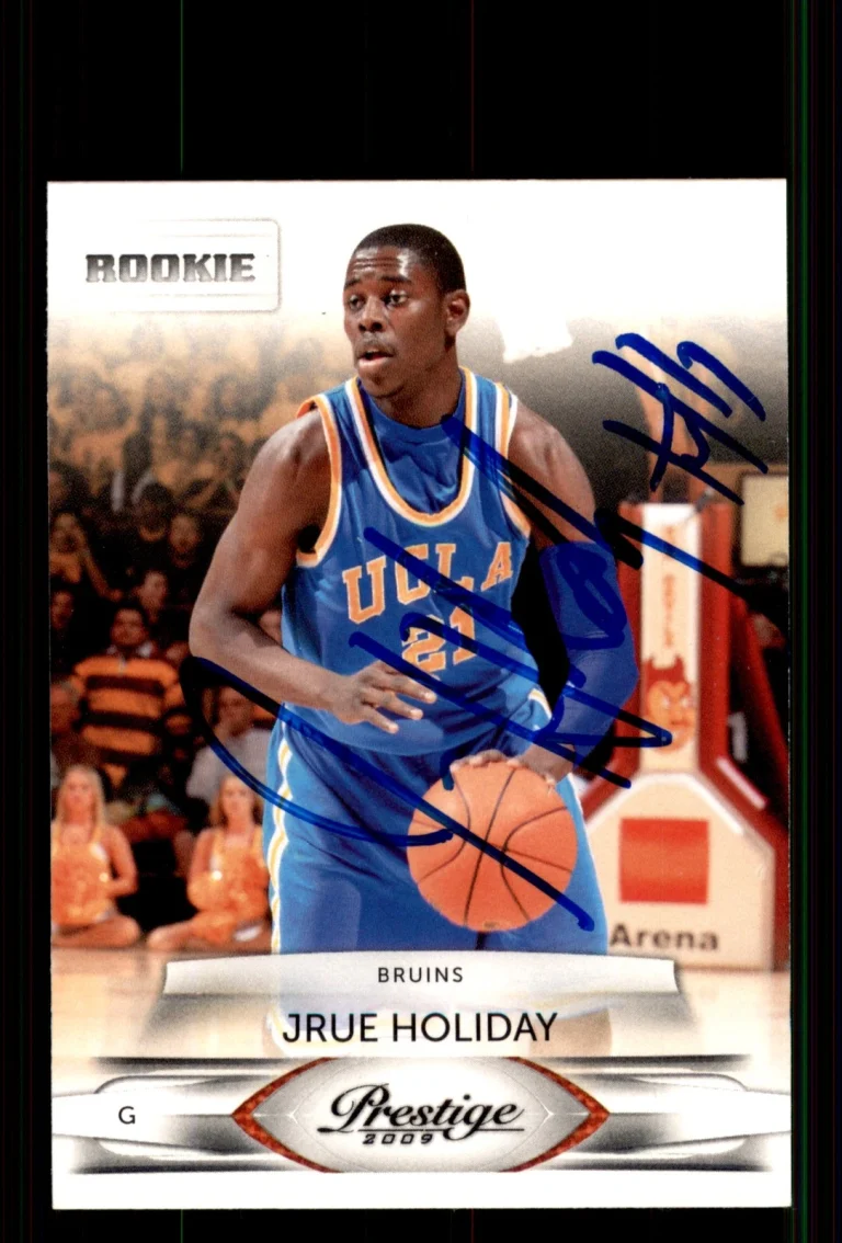 Signed Basketball Card Auto Jrue Holiday 2009-10 Panini Prestige #197 UCLA
