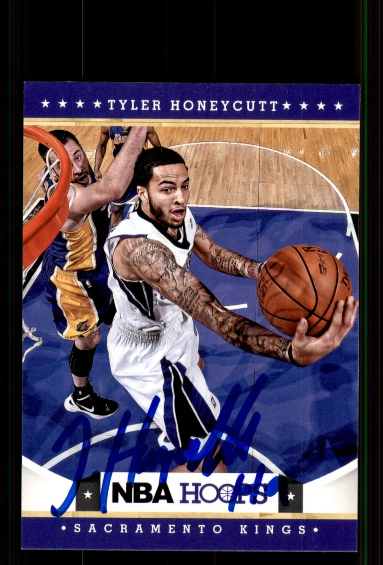 Signed Basketball Card Auto Tyler Honeycutt 2012-13 Hoops #269 In Person Auto