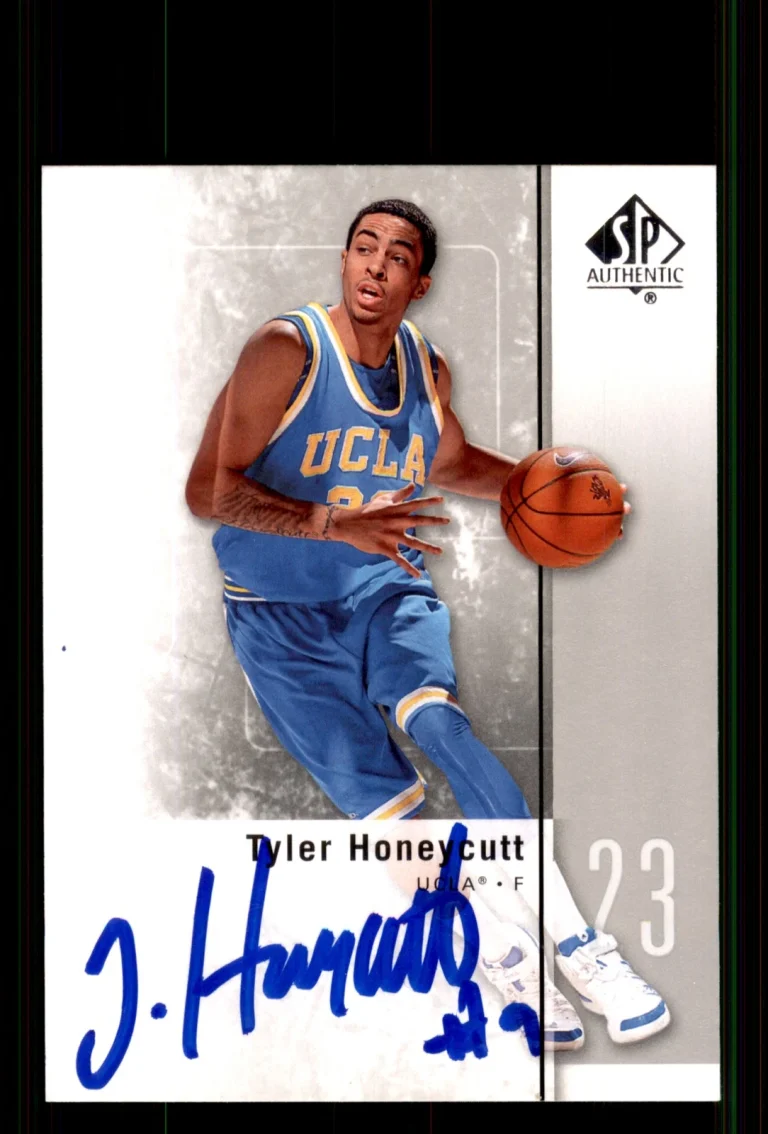 Signed Basketball Card Auto Tyler Honeycutt 2011-12 SP Authentic #30 UCLA Bruins