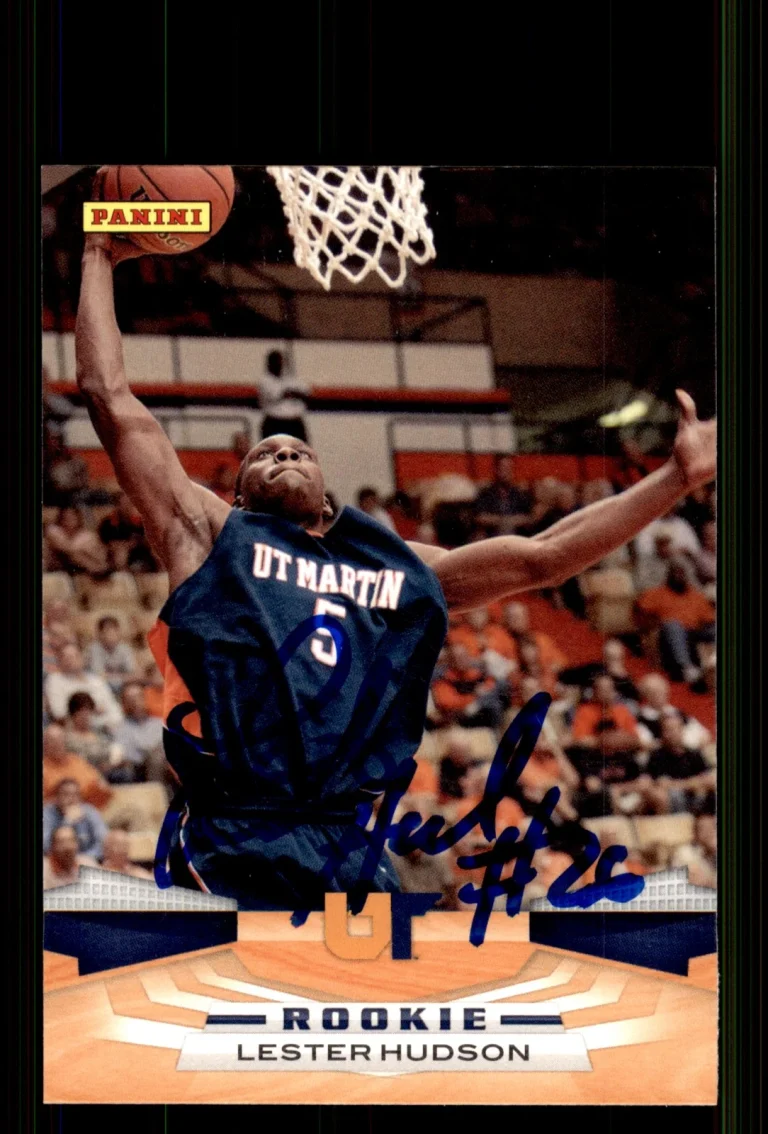 Signed Basketball Card Auto Lester Hudson 2009-10 Panini #348 Boston Celtics