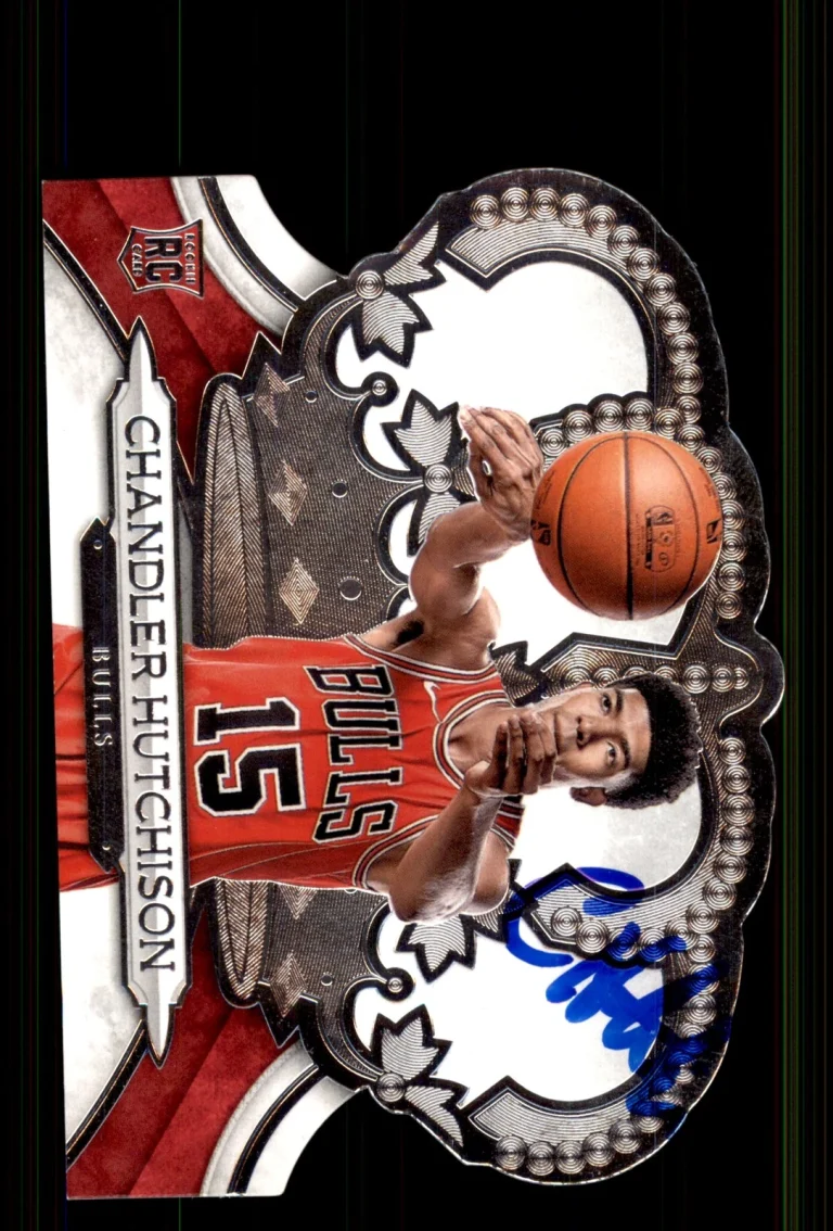 Signed Basketball Card Auto Chandler Hutchison 2018-19 Panini Crown Royale #151
