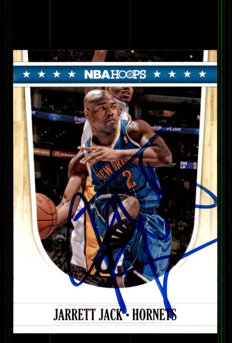 Signed Basketball Card Auto Jarrett Jack 2011-12 Hoops #156 New Orleans Hornets