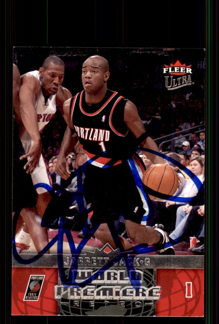 Signed Basketball Card Auto Jarrett Jack 2006-07 Ultra #199 Trail Blazers