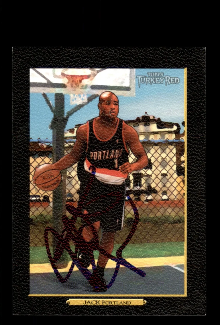 Signed Basketball Card Auto Jarrett Jack 2006-07 Topps Turkey Red #83 Black