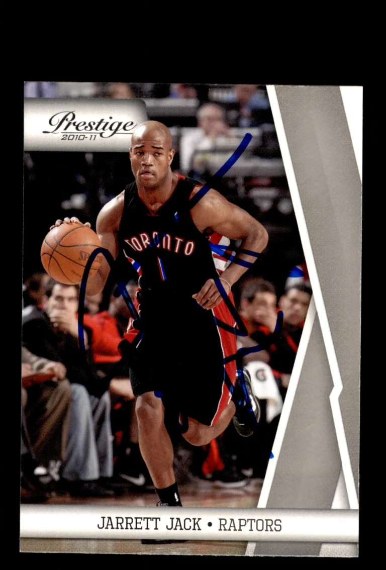 Signed Basketball Card Auto Jarrett Jack 2010-11 Panini Prestige #112 Raptors