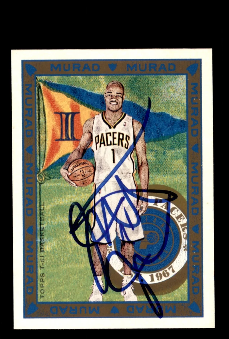 Signed Basketball Card Auto Jarrett Jack 2008-09 Topps T-51 Murad #95 Pacers
