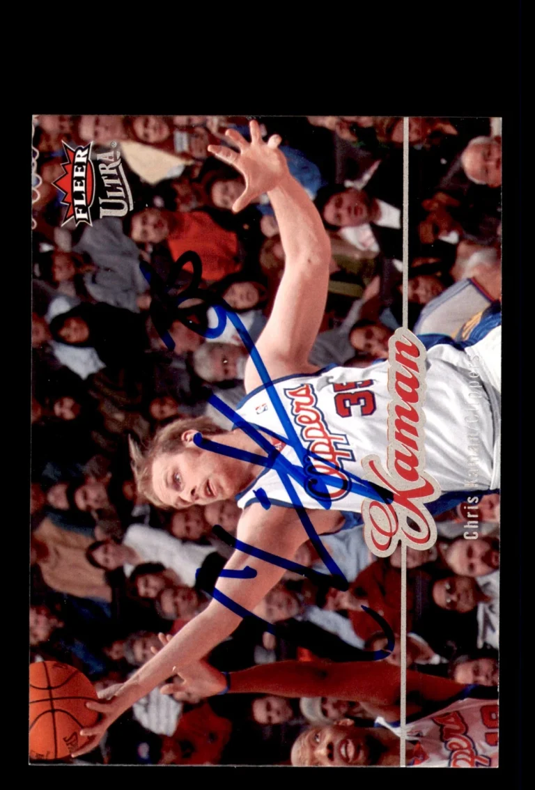Signed Basketball Card Auto Chris Kaman 2007-08 Ultra #79 Los Angeles Clippers