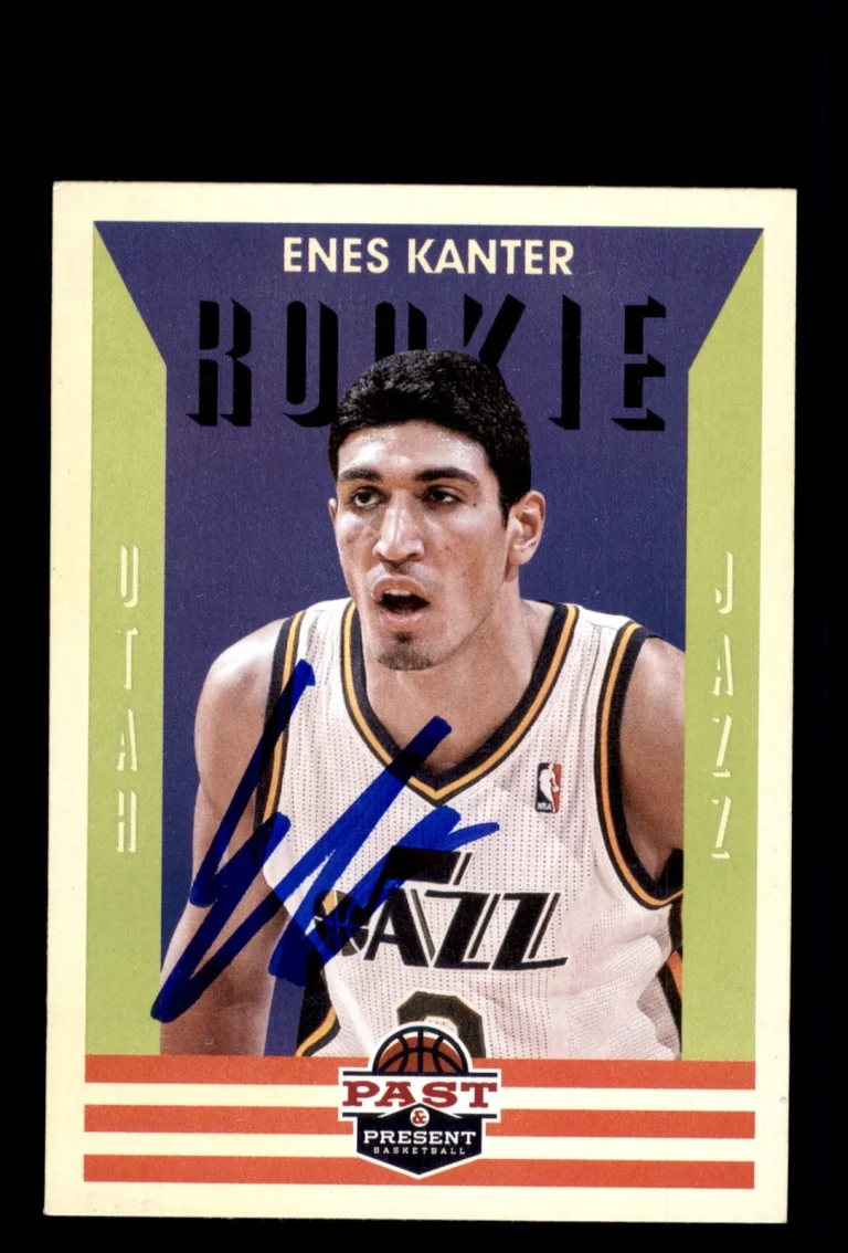Signed Basketball Card Auto Enes Kanter 2012-13 Panini Past & Present #168