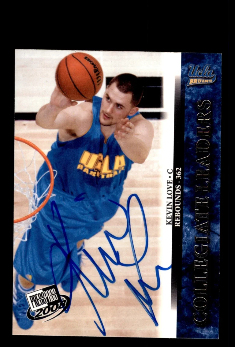 Signed Basketball Card Auto Kevin Love 2008 Press Pass #37 UCLA Bruins