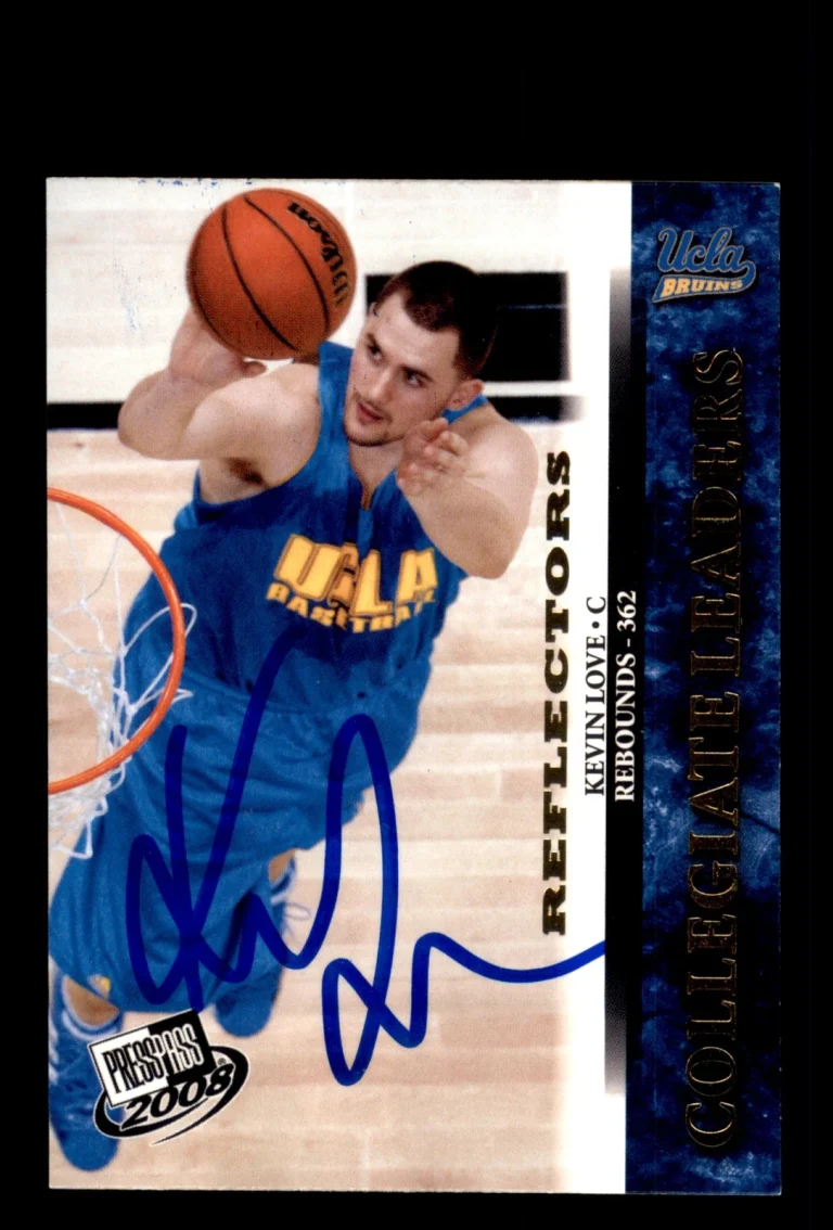 Signed Basketball Card Auto Kevin Love 2008 Press Pass #37 UCLA Refl.