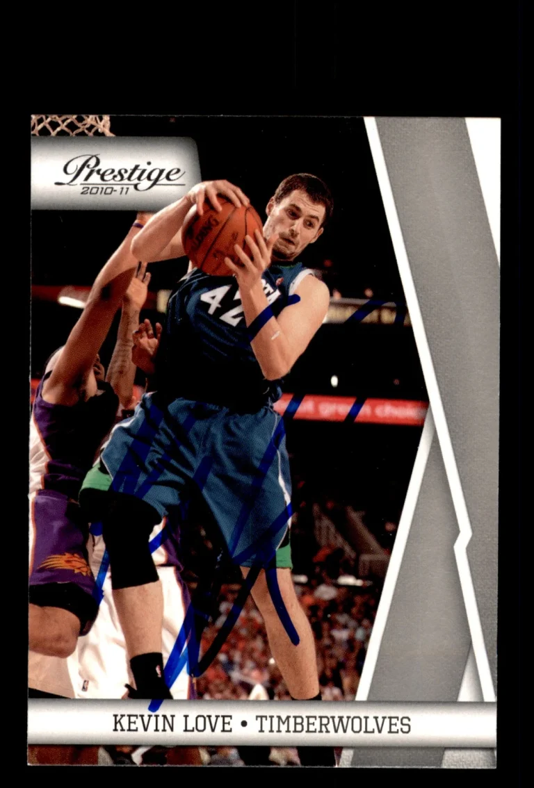 Signed Basketball Card Auto Kevin Love 2010-11 Panini Prestige #67 Timberwolves