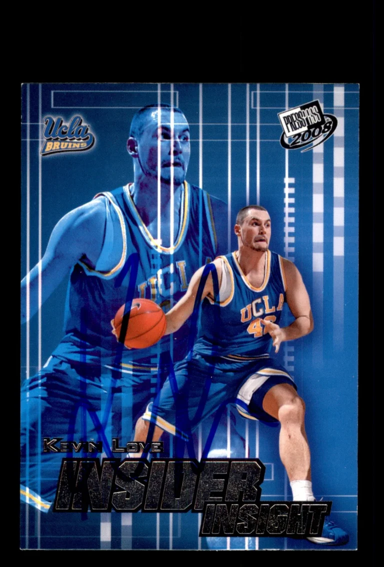 Signed Basketball Card Auto Kevin Love 2008 Press Pass #II-8 Bruins