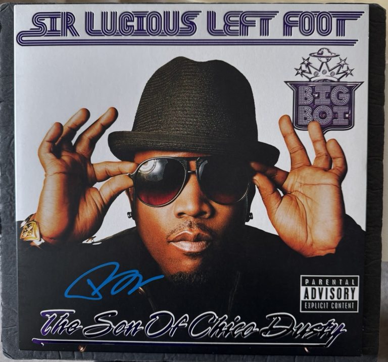 Big Boi Signed Vinyl Sir Lucious Left Foot: The Son of Chico Dusty PSA OutKast