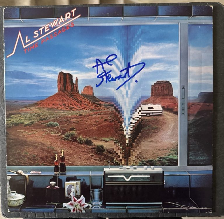 AL STEWART SIGNED TIME PASSAGES LP VINYL ALBUM PSA/DNA COA AUTOGRAPHED RECORD