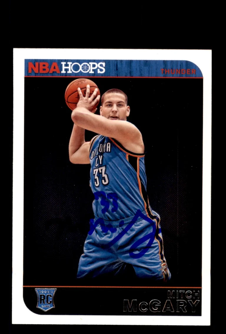 Signed Basketball Card Auto Mitch McGary 2014-15 Hoops #278 Thunder