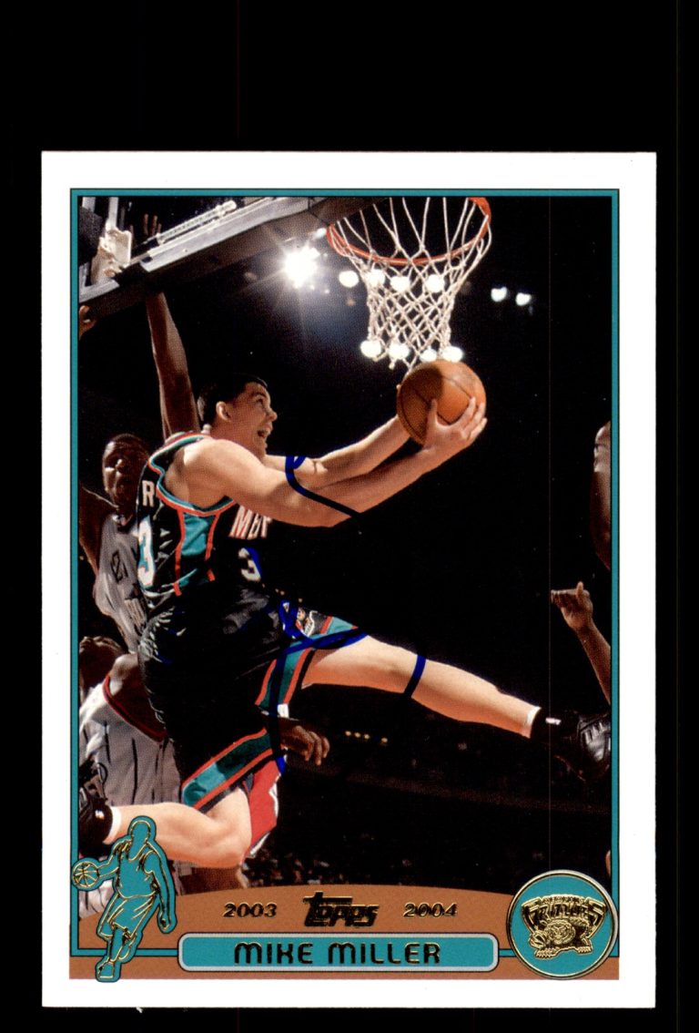 Signed Basketball Card Auto Mike Miller 2003-04 Topps #66 Memphis Grizzlies