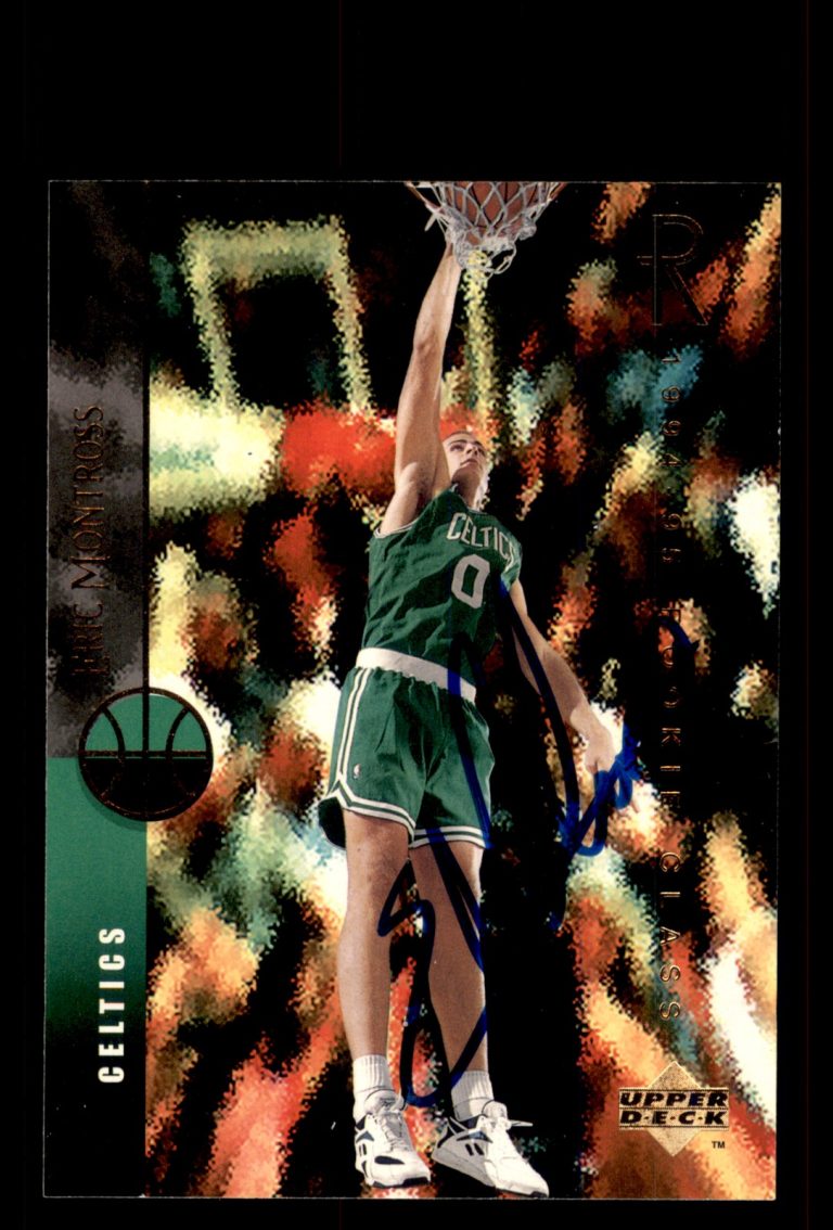 Signed Basketball Card Auto Eric Montross 1994-95 Upper Deck #162 Boston Celtics