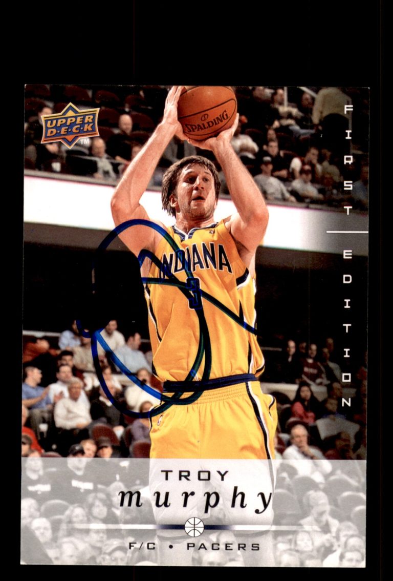 Signed Basketball Card Auto Troy Murphy 2008-09 Upper Deck First Edition #72
