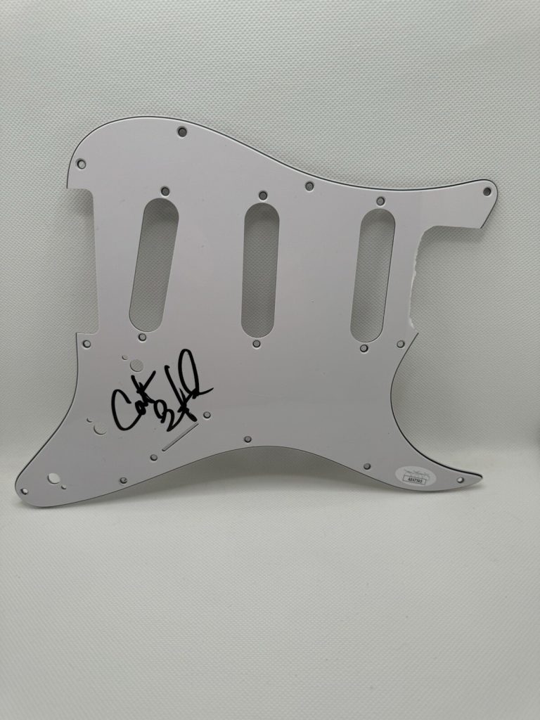 CARTER BEAUFORD SIGNED AUTOGRAPHED FENDER GUITAR PICKGUARD JSA DAVE MATTHEWS