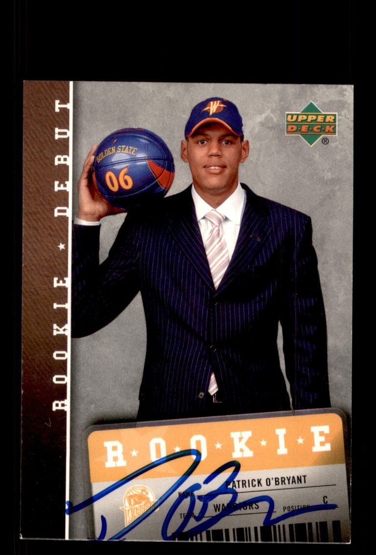 Signed Basketball Card Auto Patrick O'Bryant 2006-07 Upper Deck Rookie Debut