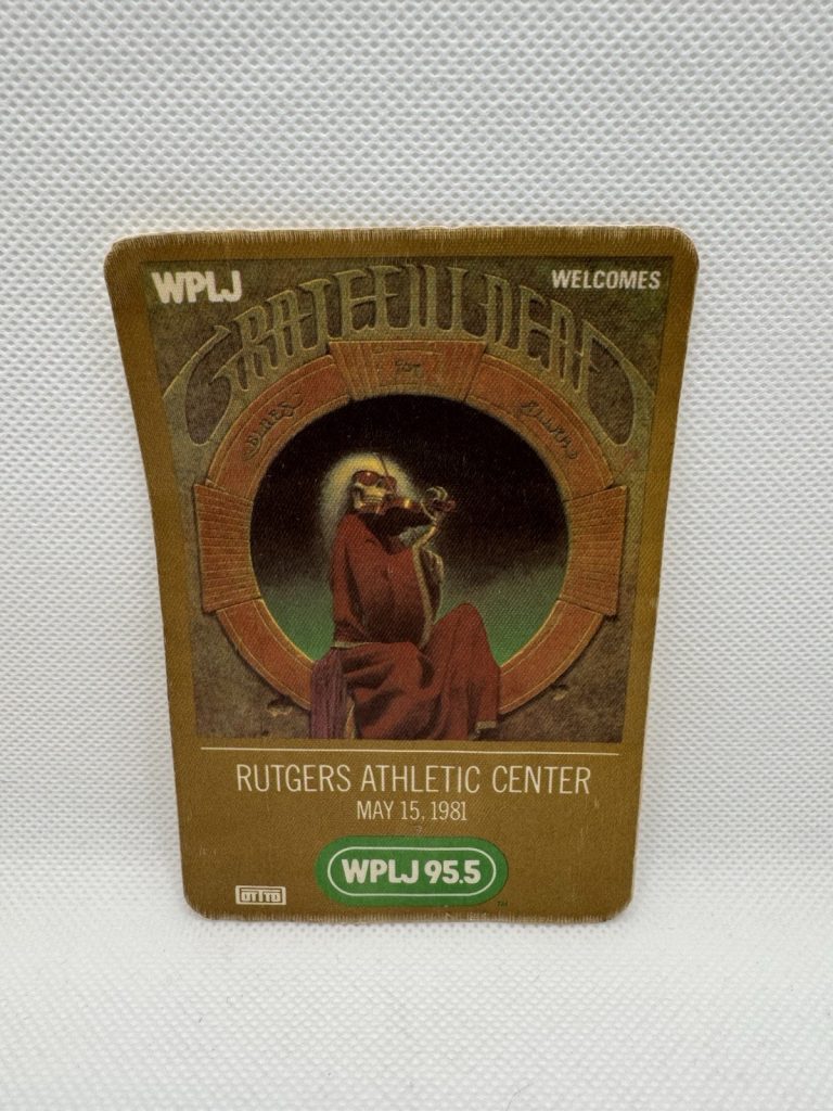Grateful Dead Backstage Pass Blues For Allah May 25, 1981