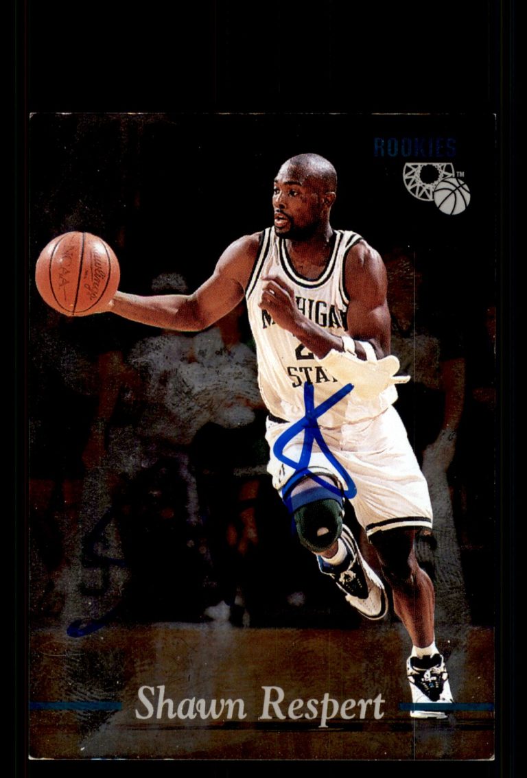 Signed Basketball Card Auto Shawn Respert 1995 Classic Rookies #7 Spartans