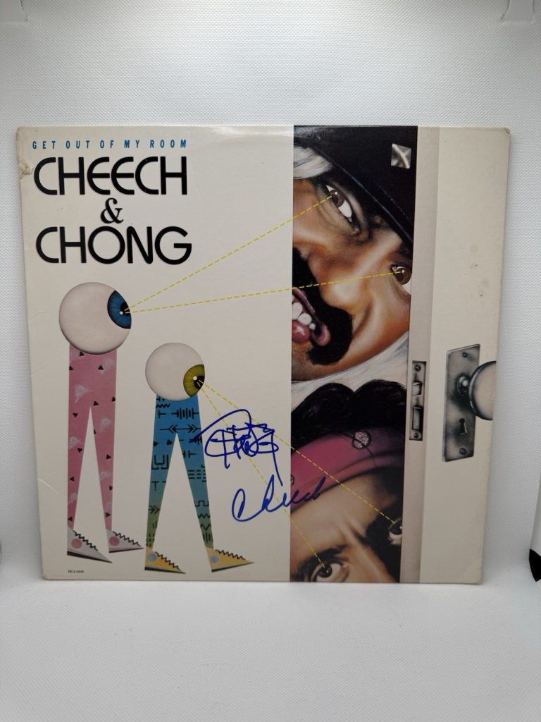 Cheech Marin Tommy Chong Signed Vinyl Get Out Of My Room  JSA COA Autograph Lp