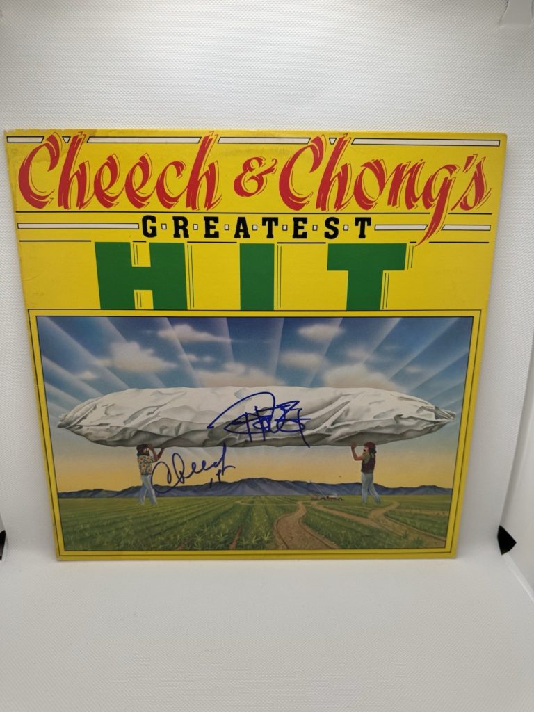 Cheech Marin Tommy Chong Signed Vinyl Greatest Hit Record JSA COA Autograph