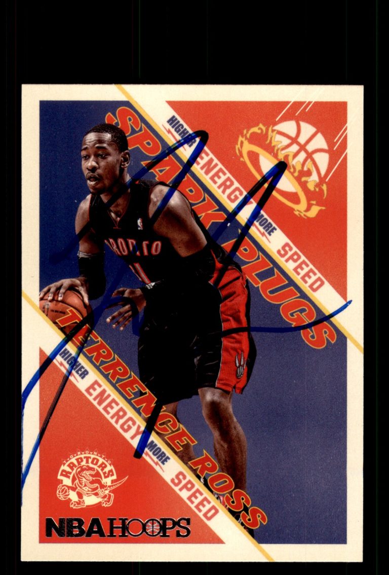 Signed Basketball Card Auto Terrence Ross 2013-14 Hoops #14 Raptors