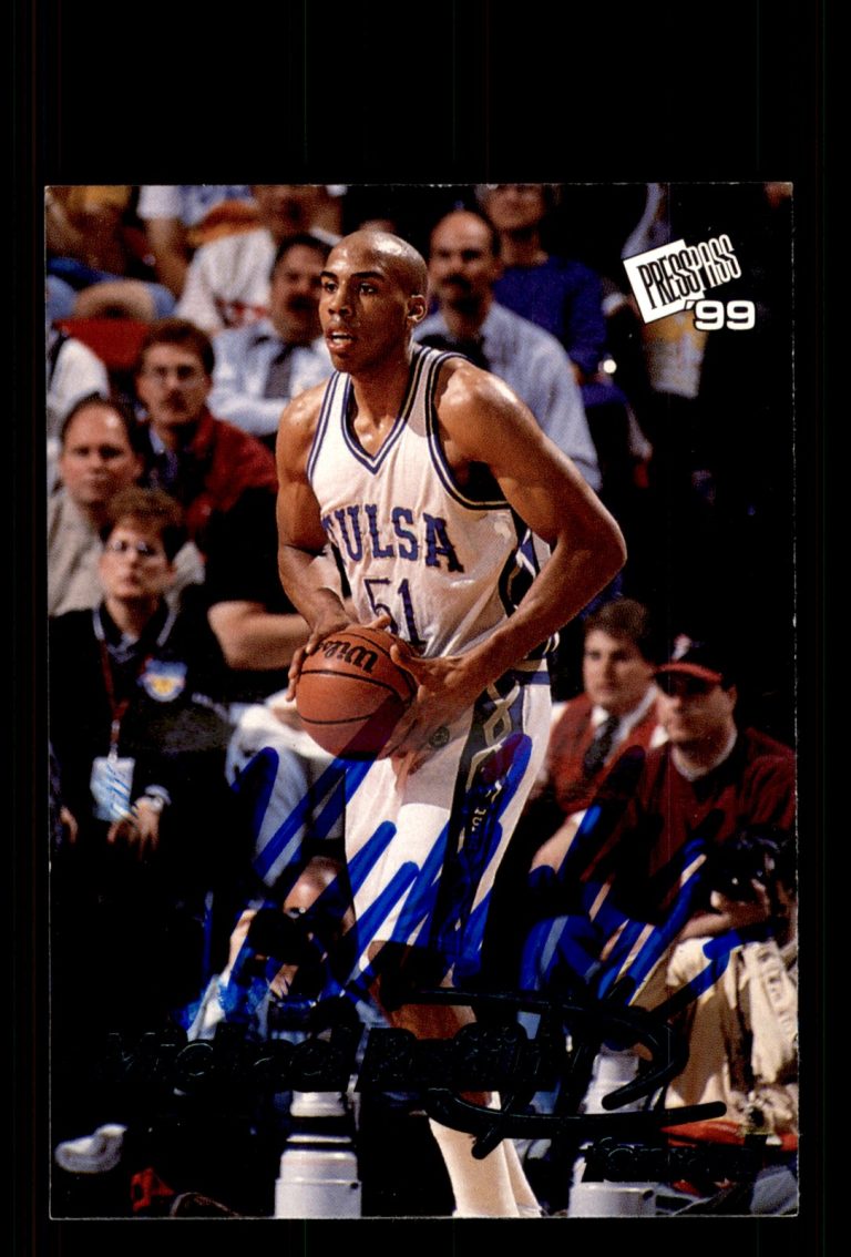 Signed Basketball Card Auto Michael Ruffin 1999 Press Pass #25 Tulsa