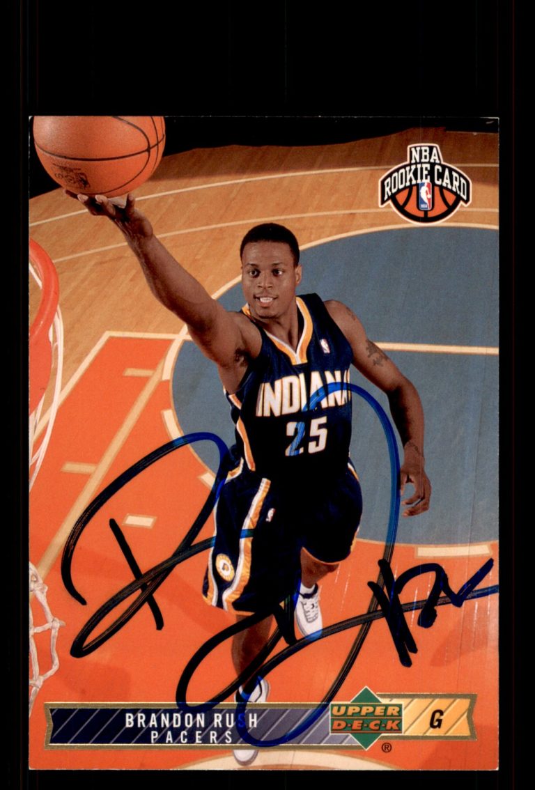 Signed Basketball Card Auto Brandon Rush 2008-09 Upper Deck Lineage #213
