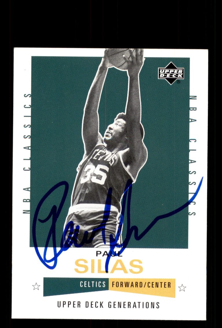 Signed Basketball Card Auto Paul Silas 2002-03 Upper Deck Generations #157