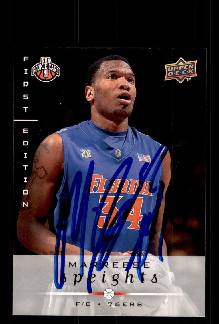Signed Basketball Card Auto Marreese Speights 2008-09 Upper Deck First Edition