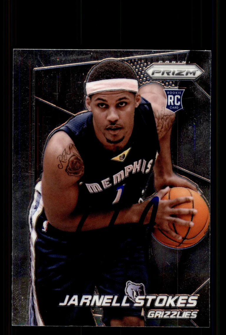 Signed Basketball Card Auto Jarnell Stokes 2014-15 Panini Prizm #278 Grizzlies