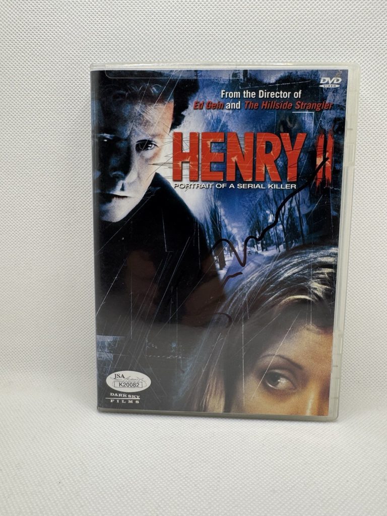 KATE WALSH SIGNED DVD HENRY 2 PORTRAIT OF A SERIAL KILLER AUTOGRAPH JSA COA
