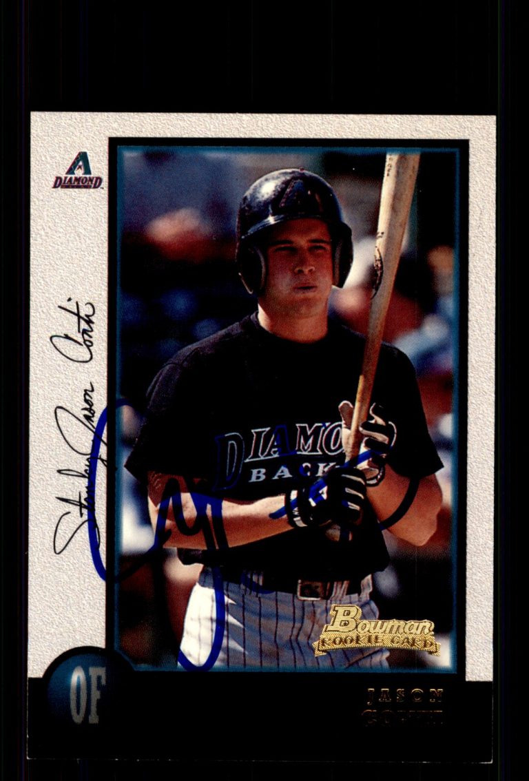 Signed Baseball Card Auto Jason Conti 1998 Bowman #174 Arizona Diamondbacks