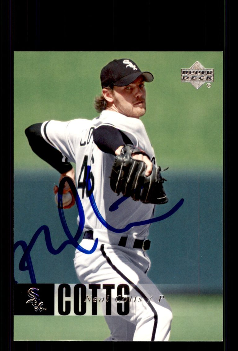 Signed Baseball Card Auto Neal Cotts 2006 Upper Deck Special F/X #565