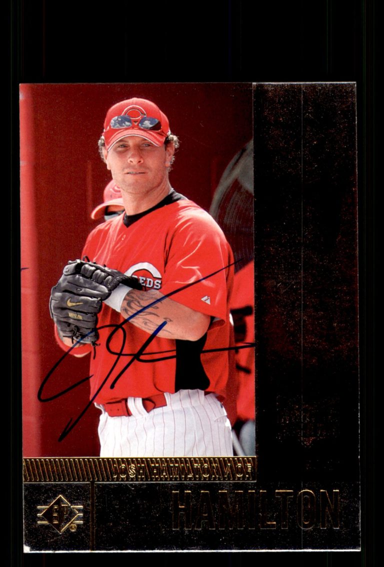 Signed Baseball Card Auto Josh Hamilton 2007 SP Rookie Edition #117 Reds