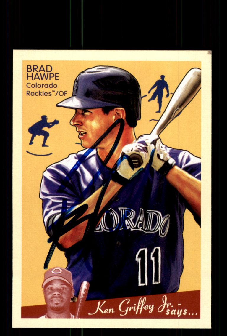 Signed Baseball Card Auto Brad Hawpe 2008 Upper Deck Goudey #62 Colorado Rockies