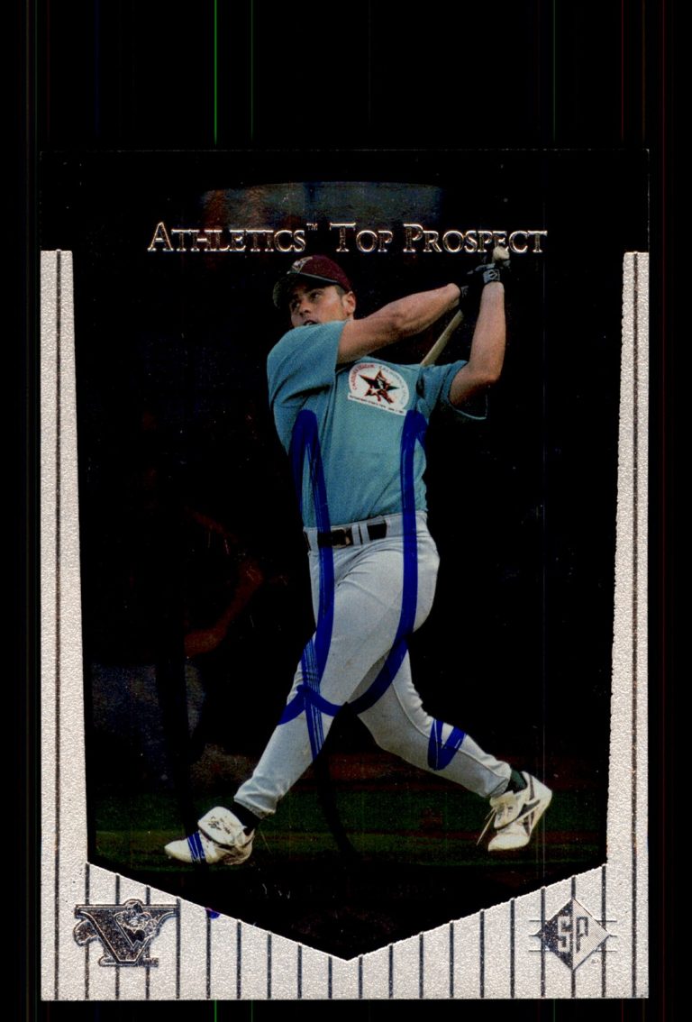 Signed Baseball Card Auto Ramon Hernandez 1998 SP Top Prospects #93 Visalia Oaks