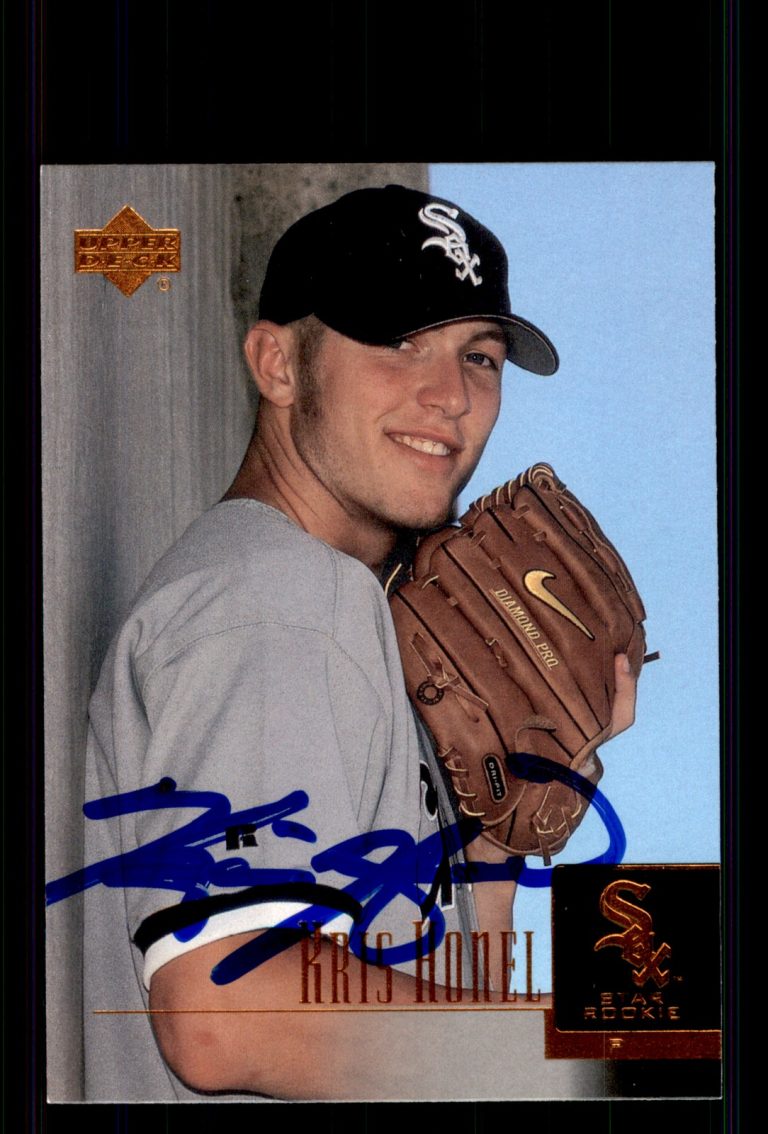 Signed Baseball Card Auto Kris Honel 2001 Upper Deck Prospect Premieres #81