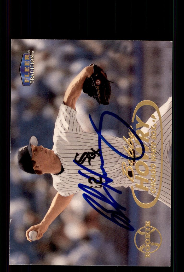 Signed Baseball Card Auto Bobby Howry 1998 Fleer Tradition Update #U91
