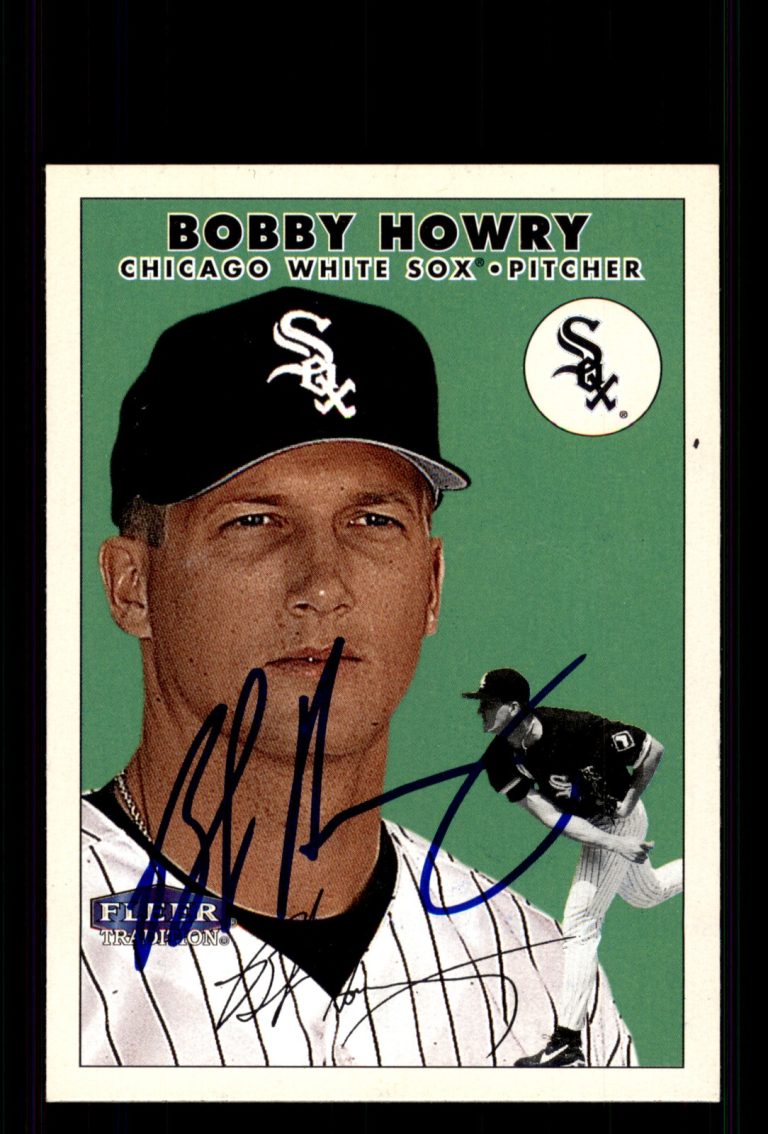 Signed Baseball Card Auto Bobby Howry 2000 Fleer Tradition #173 White Sox