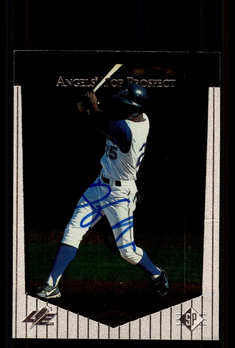 Signed Baseball Card Auto Norm Hutchins 1998 SP Top Prospects #11