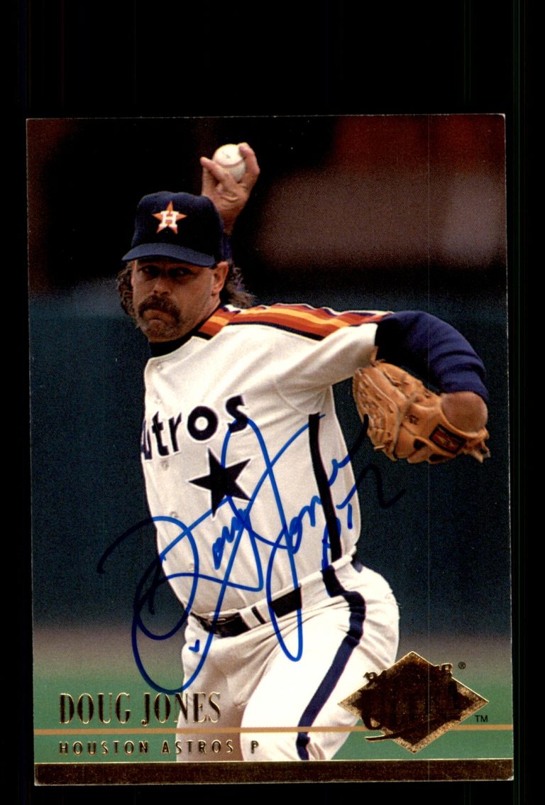 Signed Baseball Card Auto Doug Jones 1994 Ultra #207 Houston Astros
