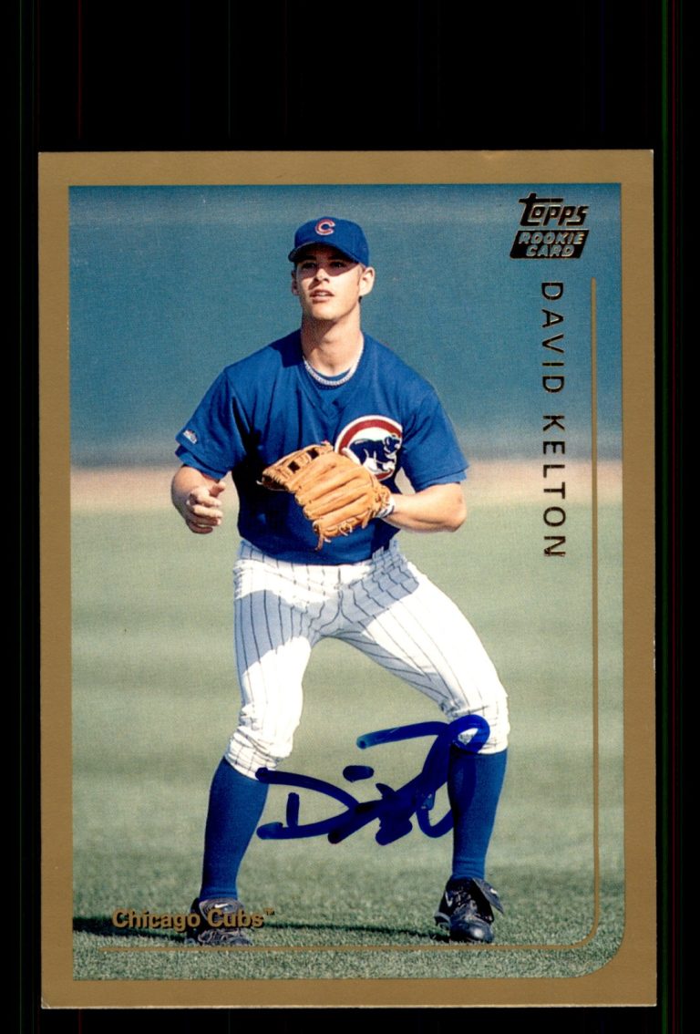 Signed Baseball Card Auto David Kelton 1999 Topps Traded #T15 Cubs