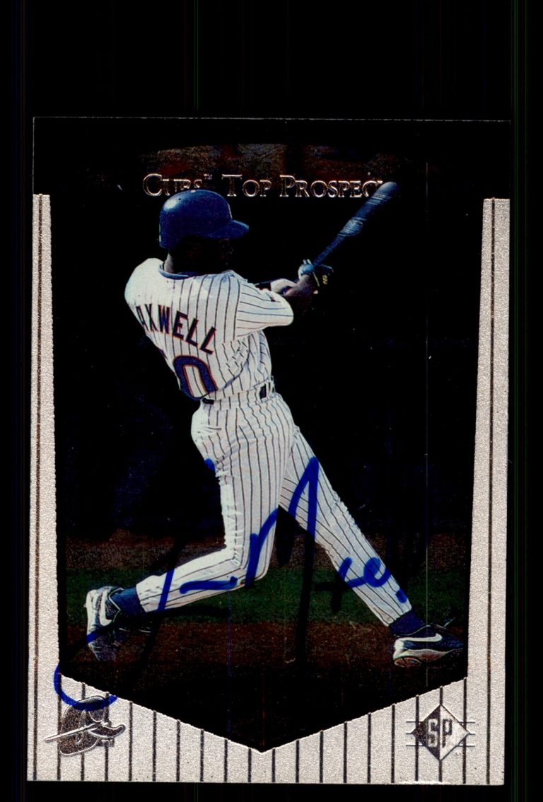 Signed Baseball Card Auto Jason Maxwell 1998 SP Top Prospects #33 Orlando Rays
