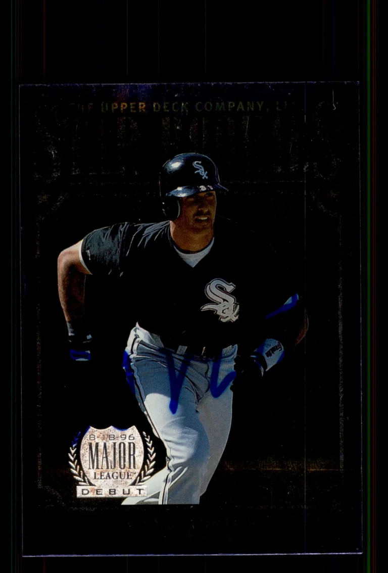 Signed Baseball Card Auto Greg Norton 1997 Upper Deck #280 Chicago White Sox