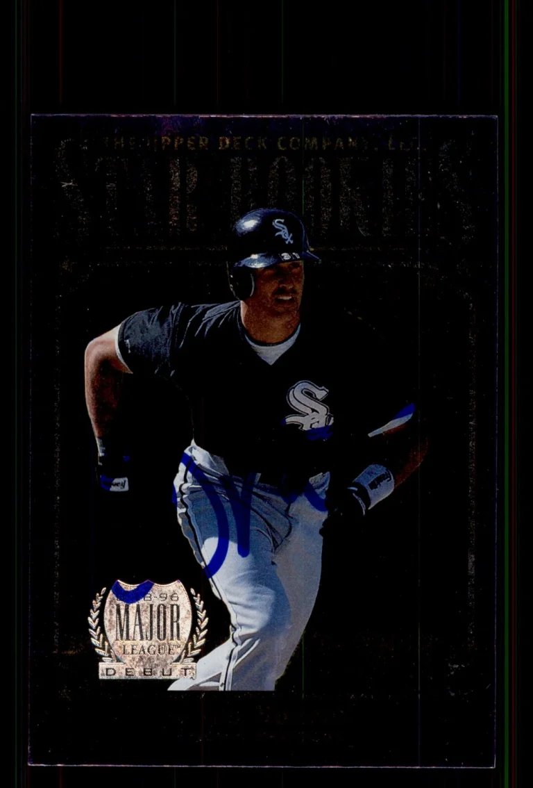 Signed Baseball Card Auto Greg Norton 1997 Upper Deck #280 Chicago White Sox